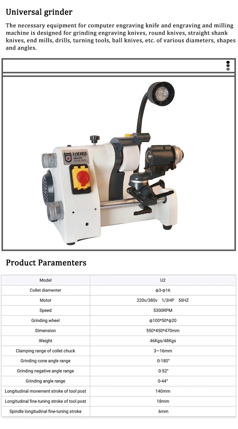 Txzz Tx-U2 High Precision Universal Multifunctional Knife Grinder with CE Certificate