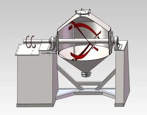 Máquina de mistura tipo cone Misturador cônico Misturador de parafuso de cone Máquina de mistura de pó Sólido Sólido equipamento de mistura